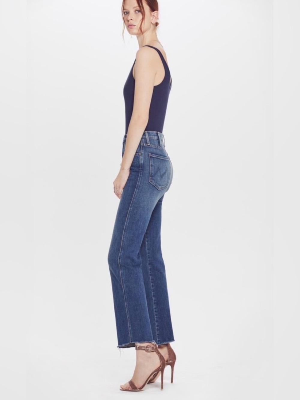 MOTHER Denim Tripper Weekender Fray Size 25